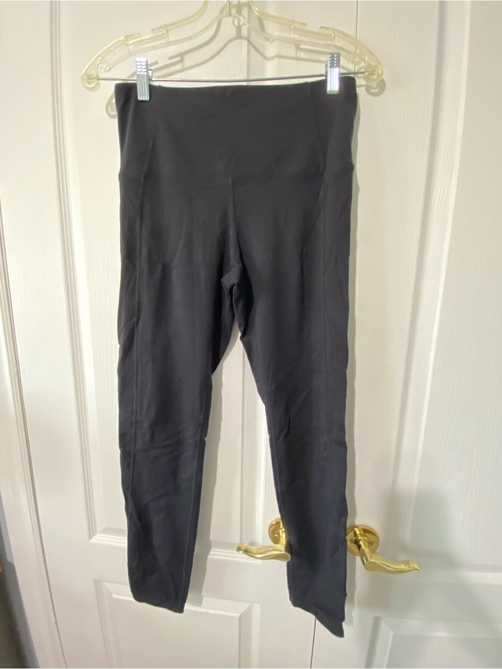 High-Waist Black Leggings